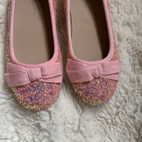 Elephantito Pink Sparkle Flats - Picture 2 of 7